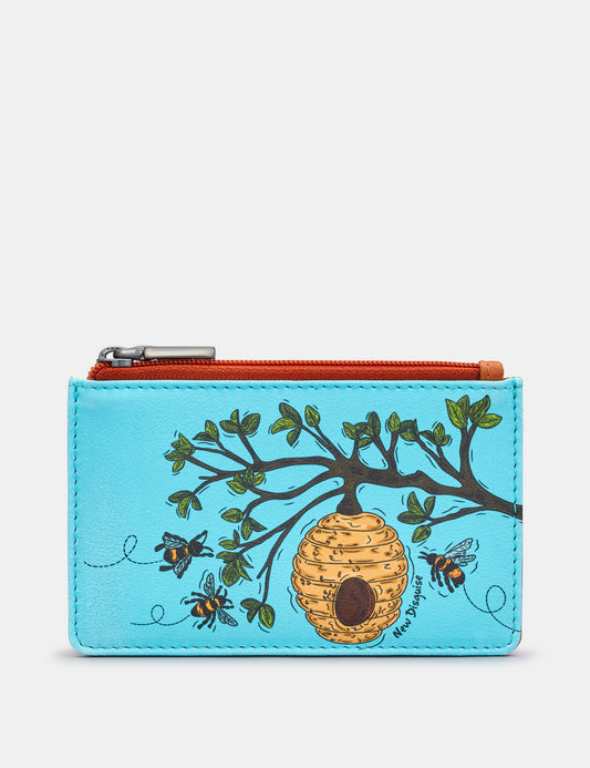 Scribble Street Bees Zip Card Holder | Purse