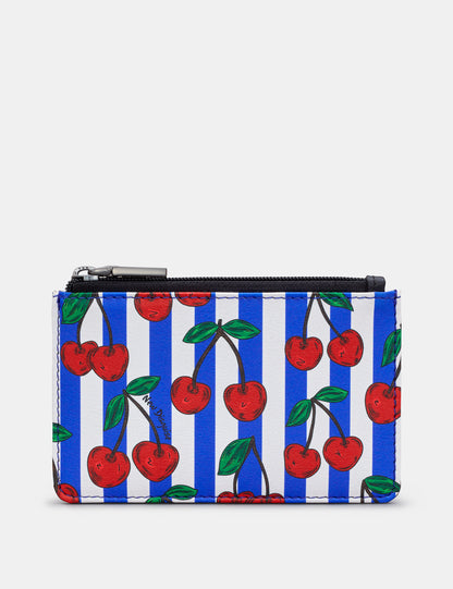Scribble Street Cherries Zip Card Holder | Purse