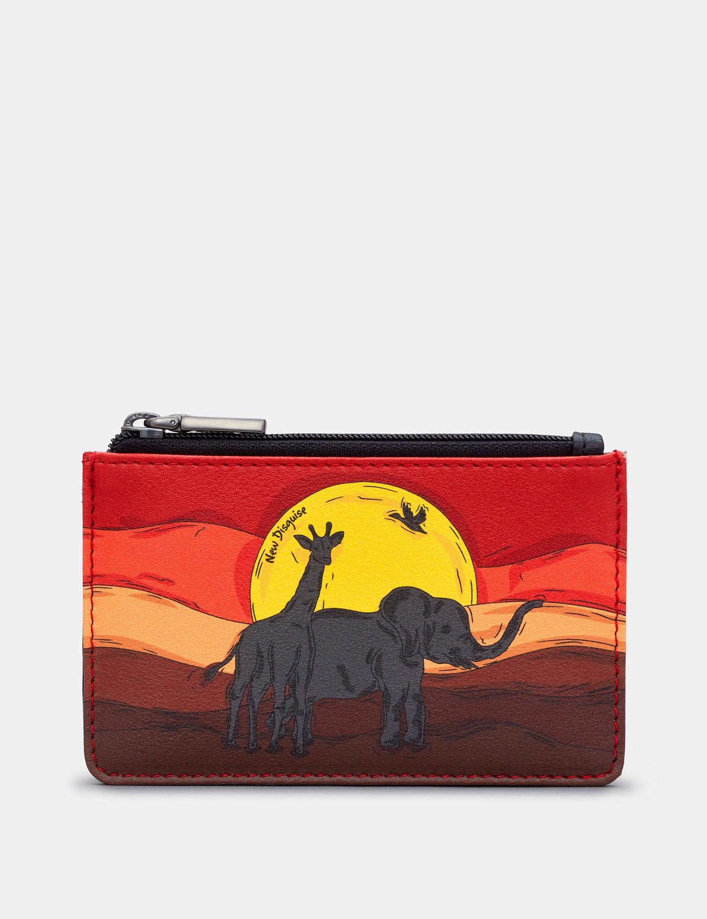 Scribble Street Safari Zip Card Holder | Purse