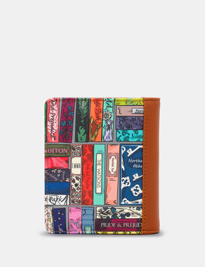 Jane Austen Library Flap Over Purse
