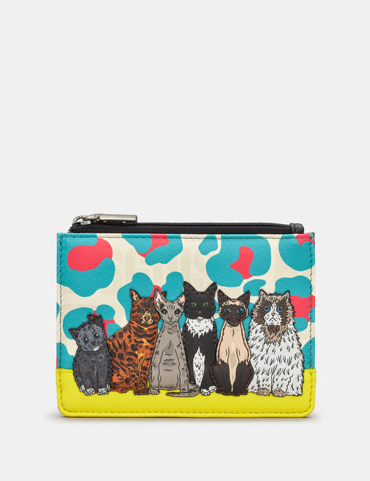 Cat Club Zip Top Purse