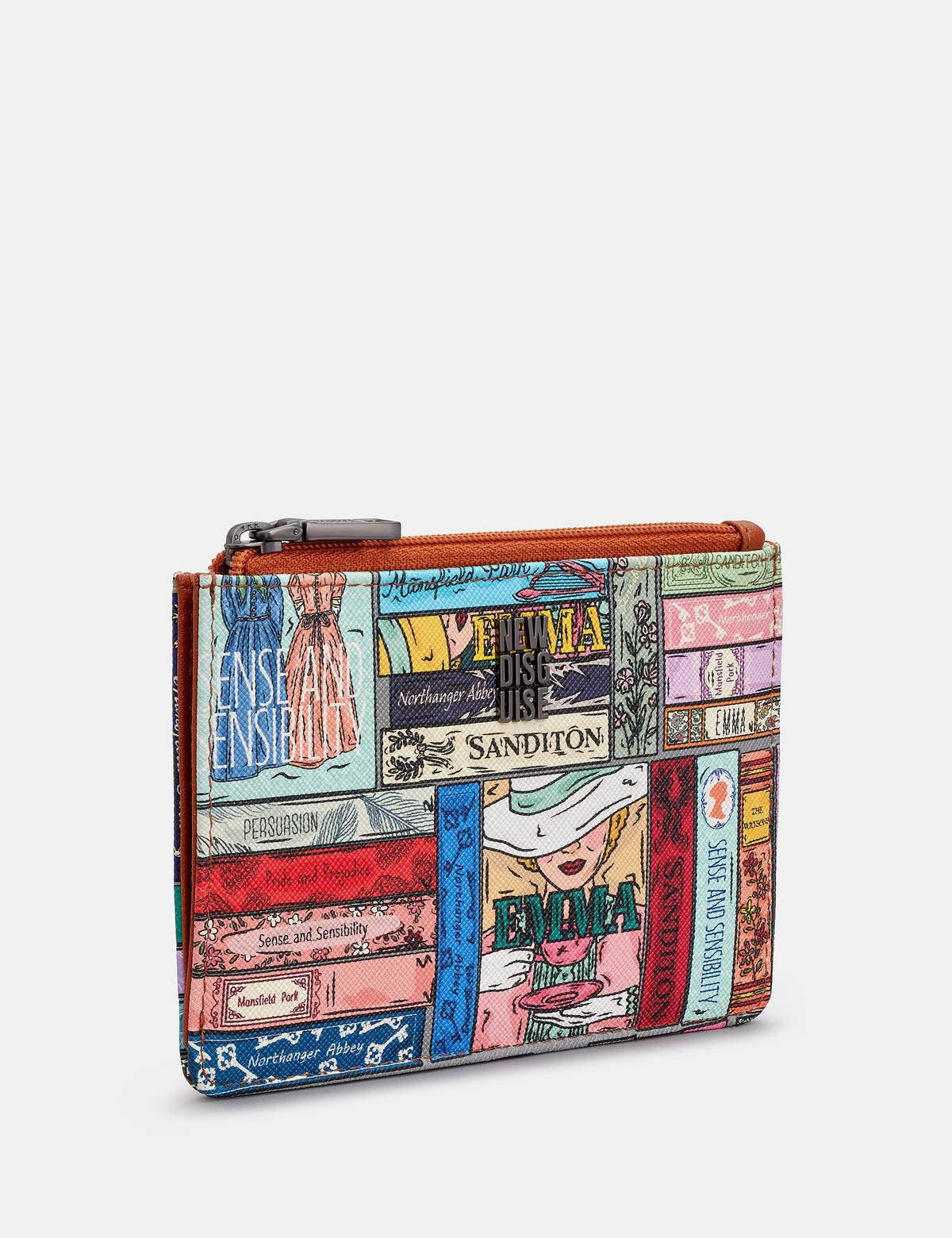 Jane Austen Library Zip Top Purse