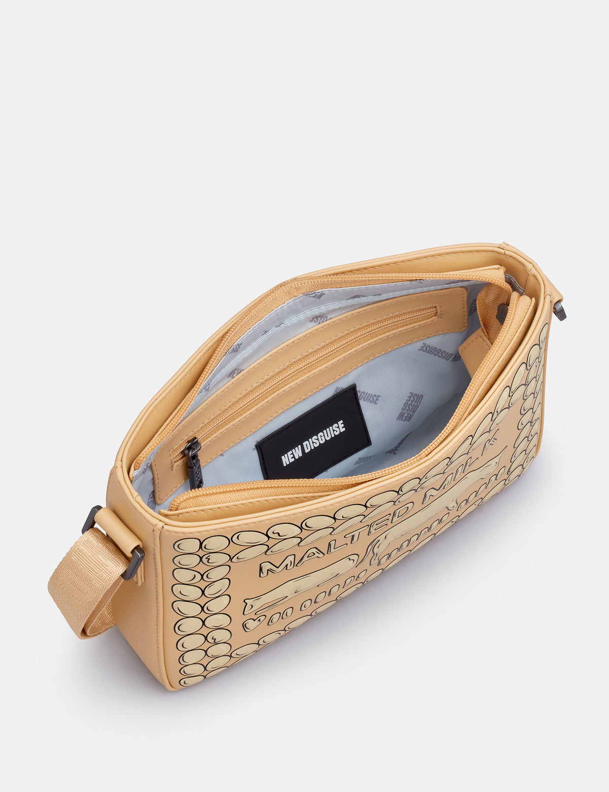 Custard Cream Cross Body Bag