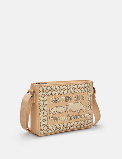 Custard Cream Cross Body Bag