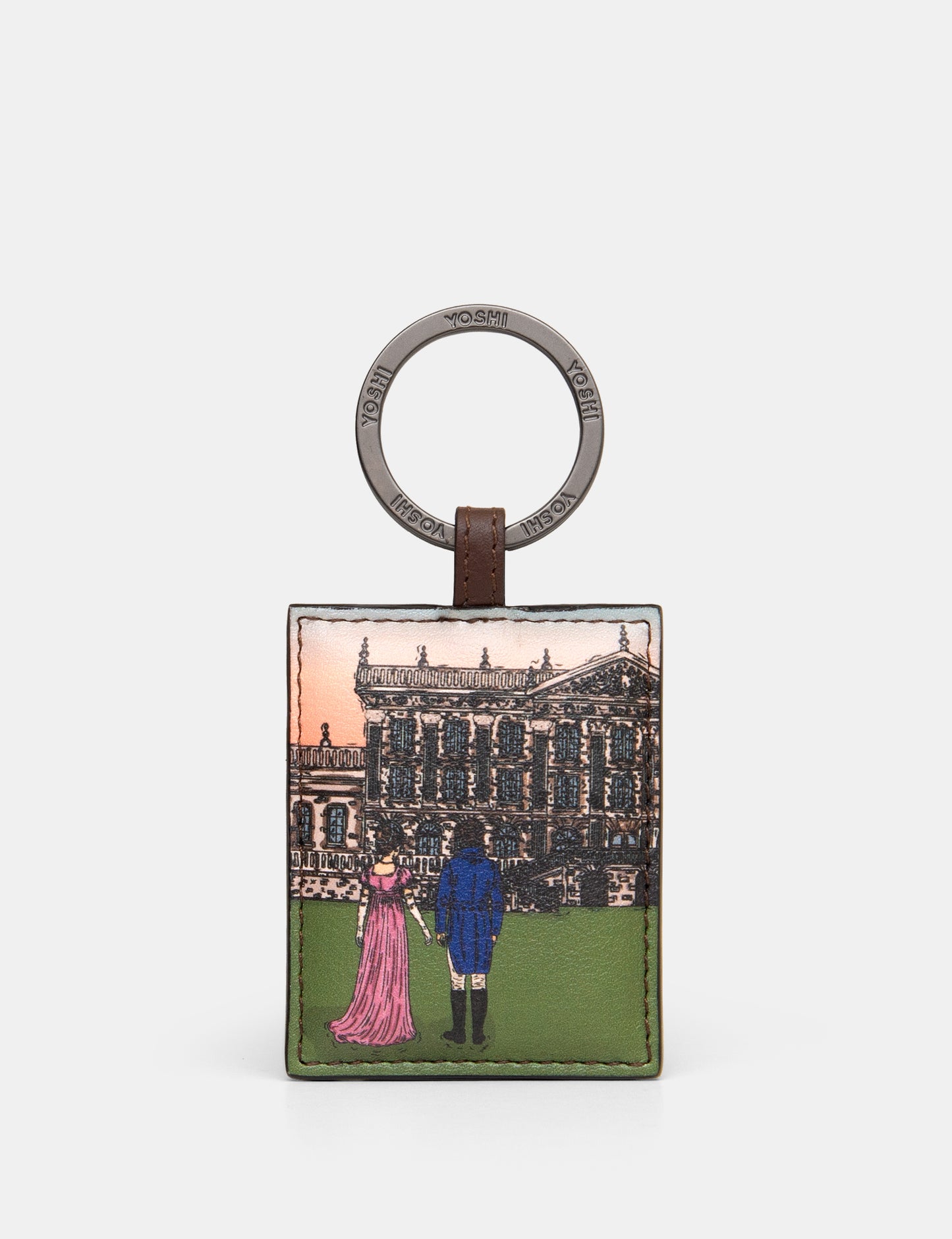 Jane Austen Pemberley 1813 Leather Keyring