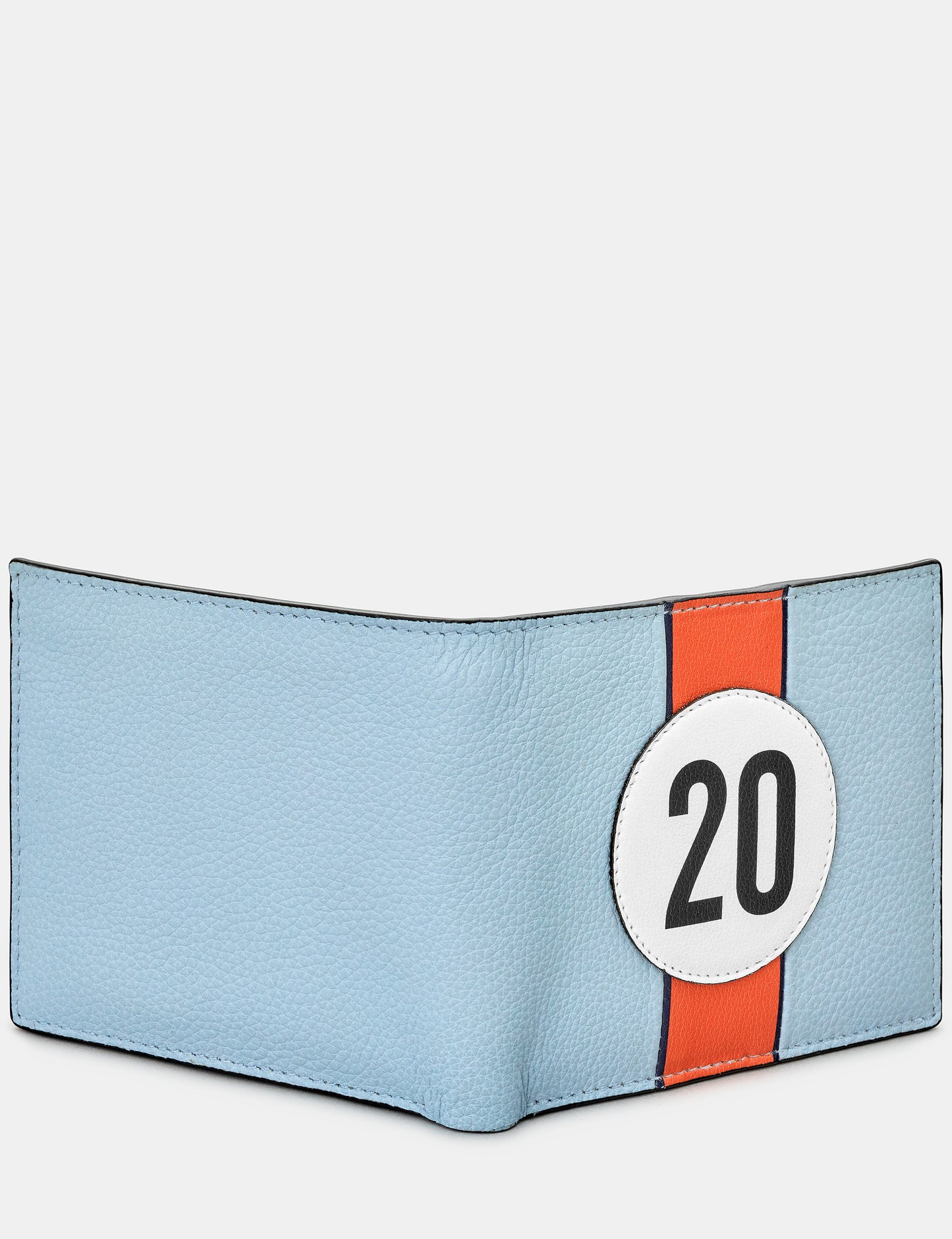 Car Livery No. 20 Blue and Black Leather Wallet